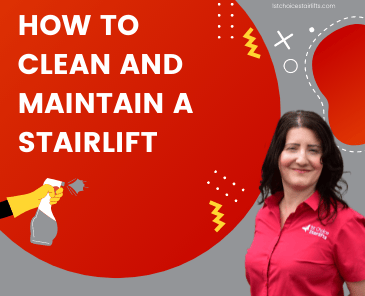 how to clean a stairlift