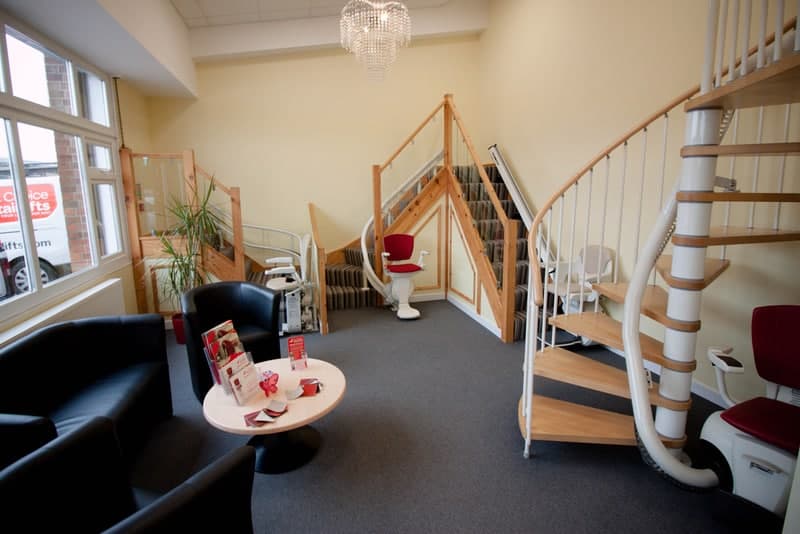 compare stairlifts and try them in our showroom