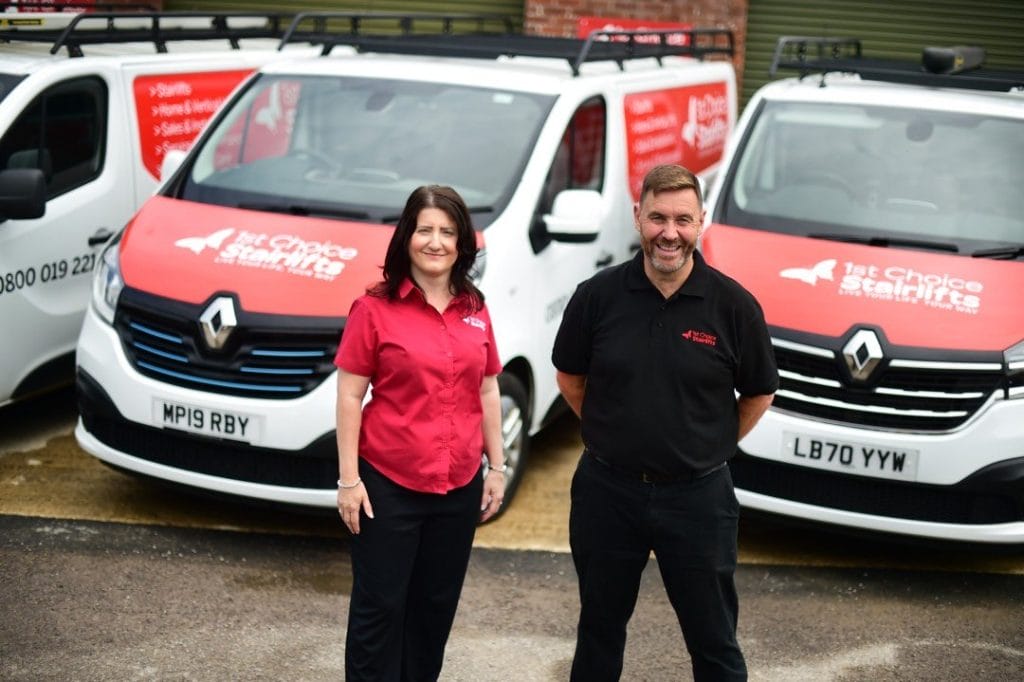 Coral and Colin 1st Choice Stairlifts
