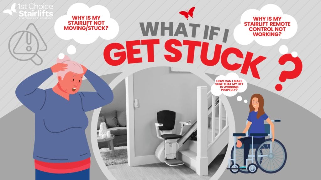 What if my stairlift gets stuck